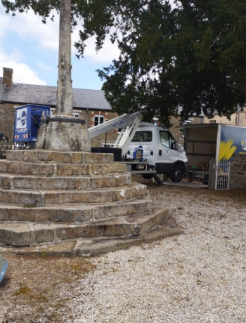 Aérogommage du bessin